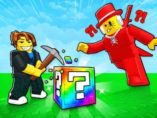 Play Break a Lucky Blocks: Catch Brainrots online free