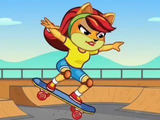 Play Cat Girl Skater free kids game online