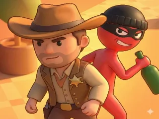 Play Catch the roober free kids game online