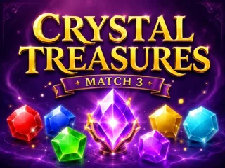 Play Crystal Treasures: Match 3 online free