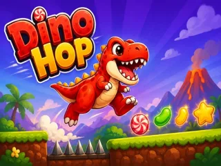 Play DinoHop online free