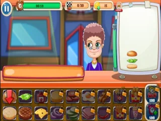 Play Funny Burger Shop online free