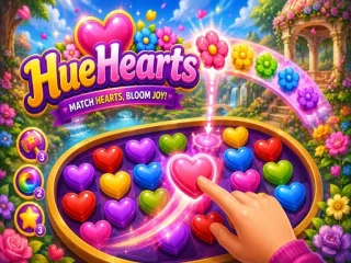 Play HueHearts online free