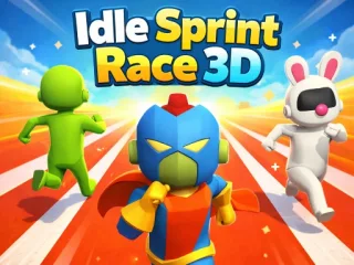 Play Idle Sprint Race 3D free kids game online