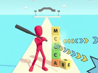 Play Letter Boom Blast Rush free kids game online