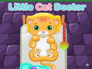 Play Little Cat Doctor 2026 free kids game online