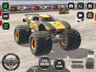 Play Monster Truck Simulator Game free kids game online