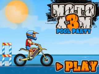 Play Moto X3M Pool Party online free