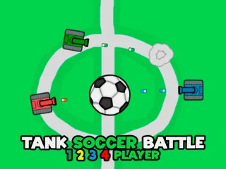 Play Tank Soccer Battle 1 2 3 4 Player online free