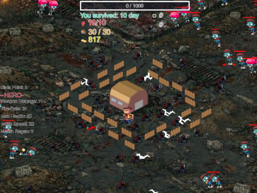 Play  Terrifying Zombies: Tower Defense 1 Game online free