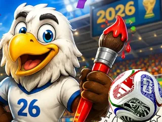 Play World Cup 2026 Coloring online free